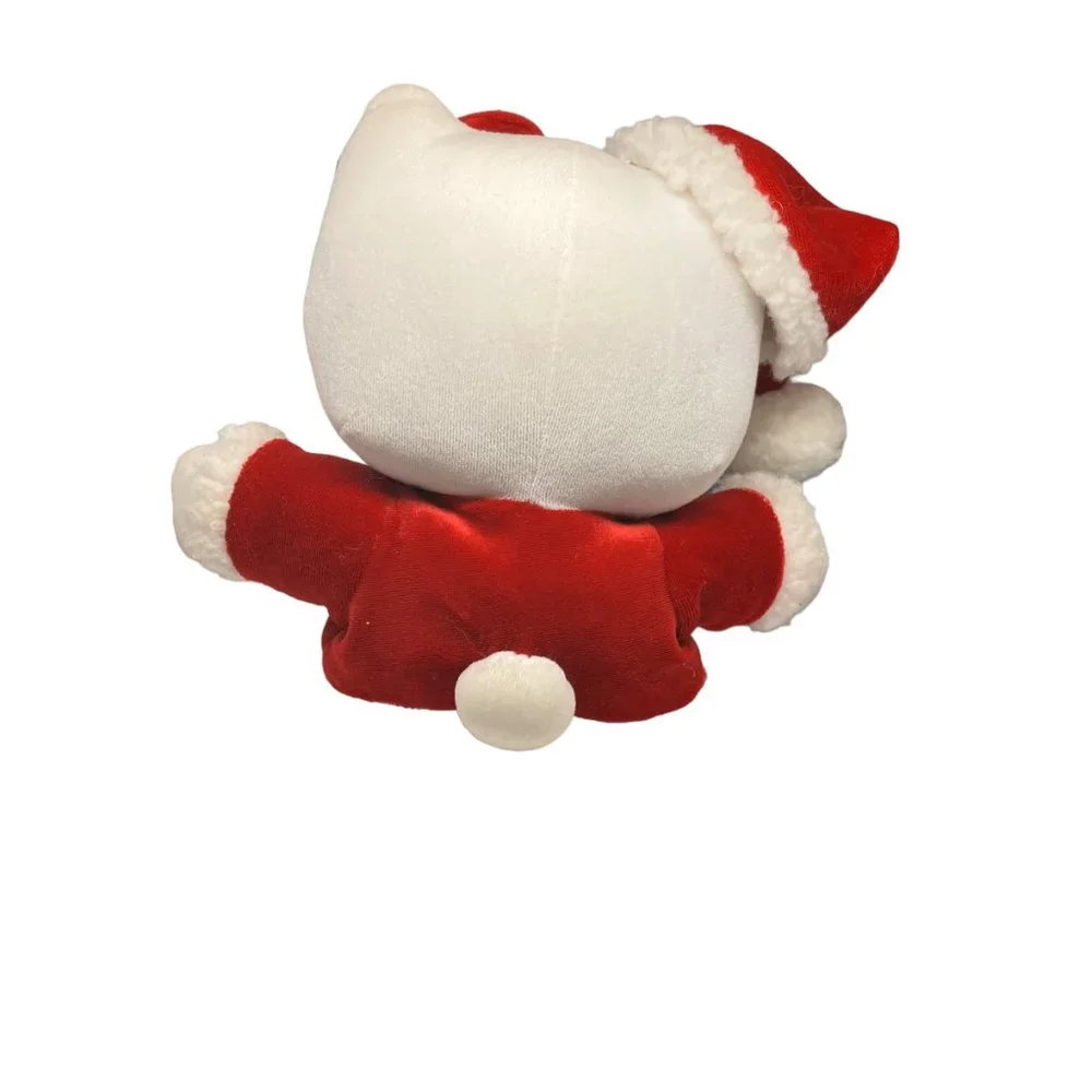 Vintage 90s 1999 Hello Kitty Christmas Holiday Santa Sanrio Smiles Hand Puppet‎